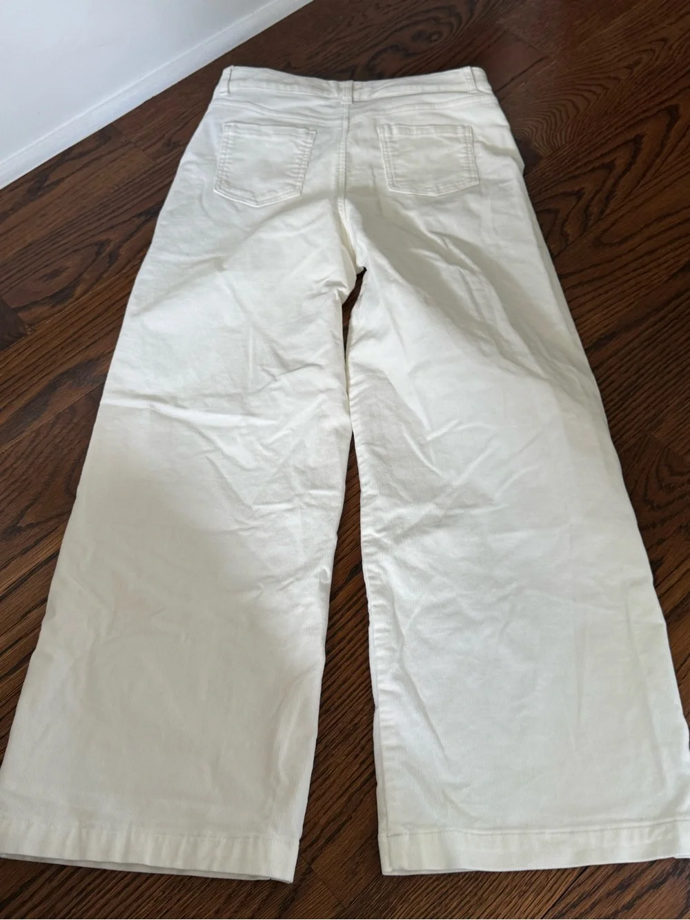 Janie and Jack White Button-Fly Kids Jeans